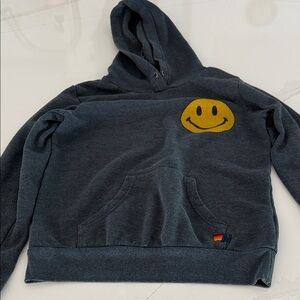 Aviator Nation smiley hoodie (girls 10)